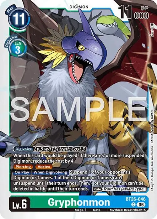 Gryphonmon card art