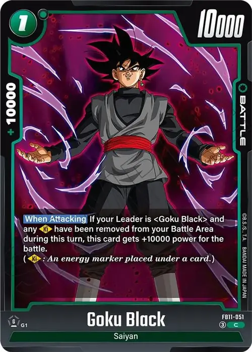 Goku Black - FB11-051 card art
