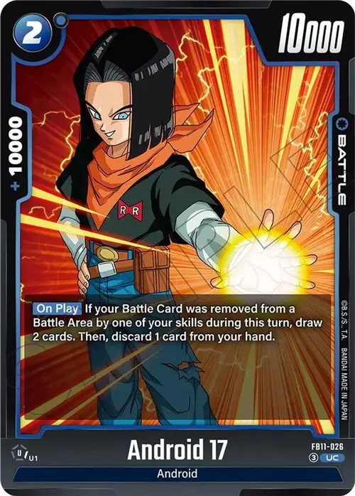 Android 17 card art