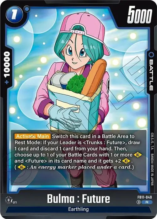 Bulma : Future - FB11-040 card art