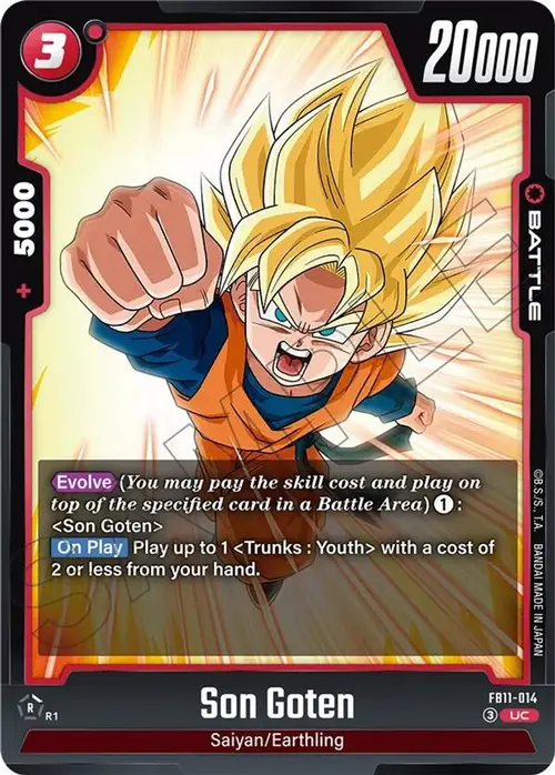 Son Goten - FB11-014 card art