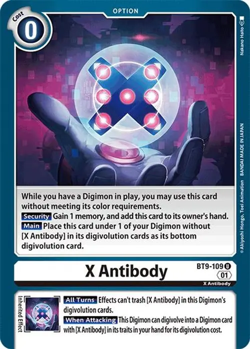 X Antibody card art
