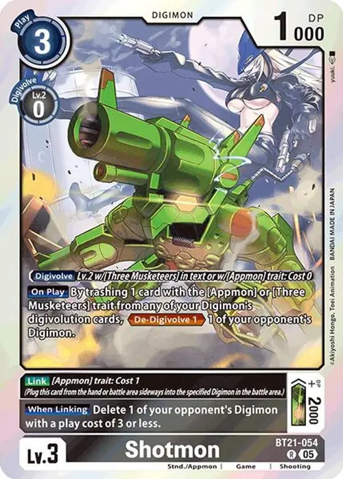 Shotmon card art