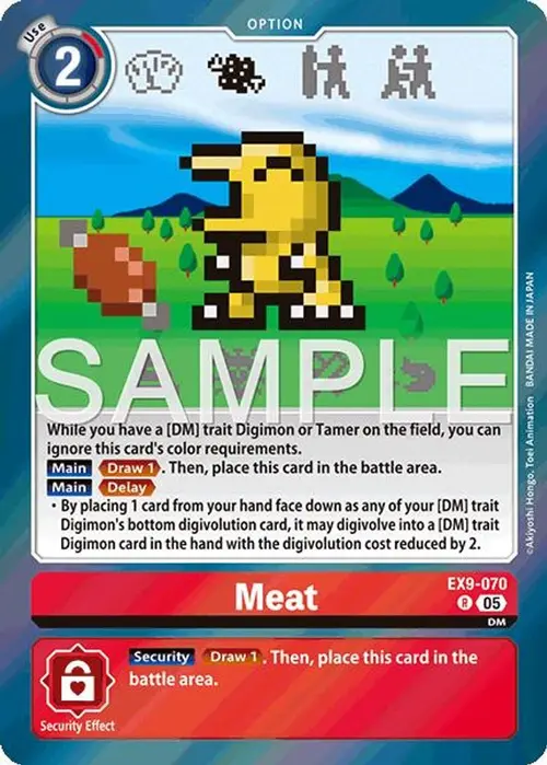 Meat card art