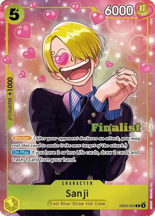 Sanji (CS 26-27 Finalist Card Set Vol. 1) card art