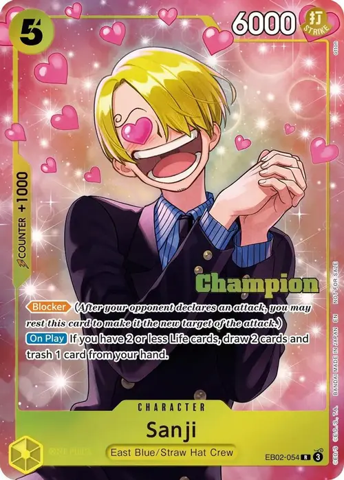 Sanji (CS 26-27 Winner Card Set Vol. 1) card art
