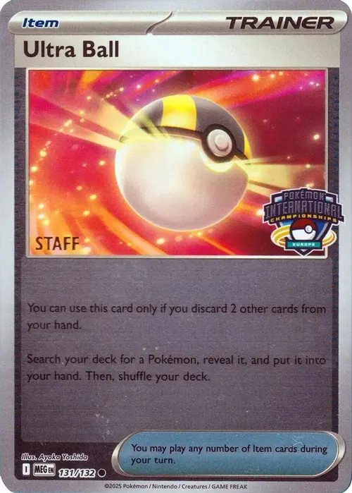 Ultra Ball - 131/132 (Europe International Championship) [Staff] card art