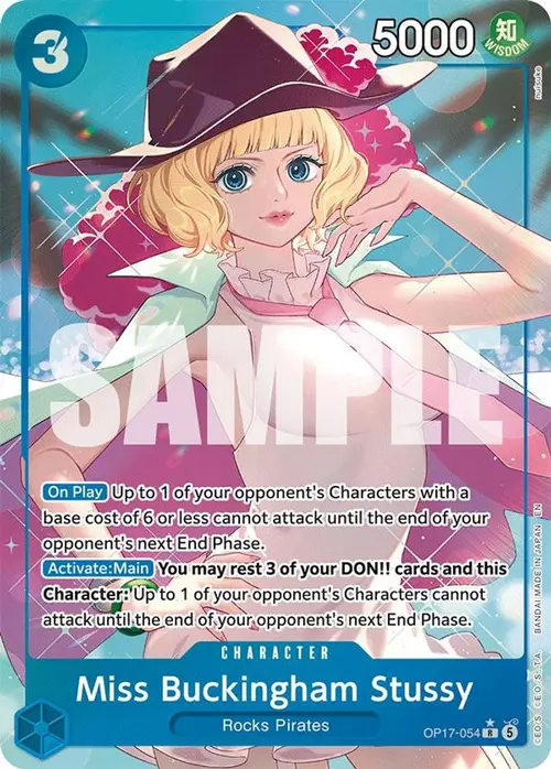 Miss Buckingham Stussy (Alternate Art) card art