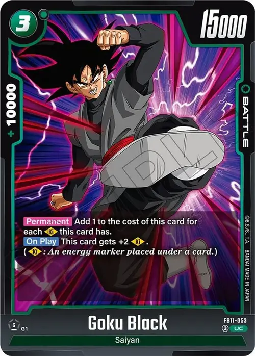 Goku Black - FB11-053 card art