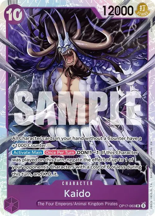 Kaido (063) card art