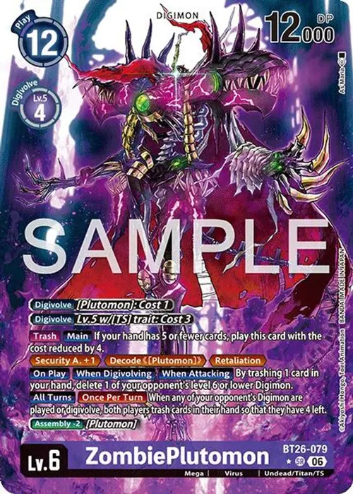 ZombiePlutomon (Alternate Art) card art