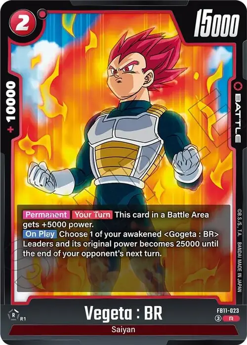 Vegeta : BR card art