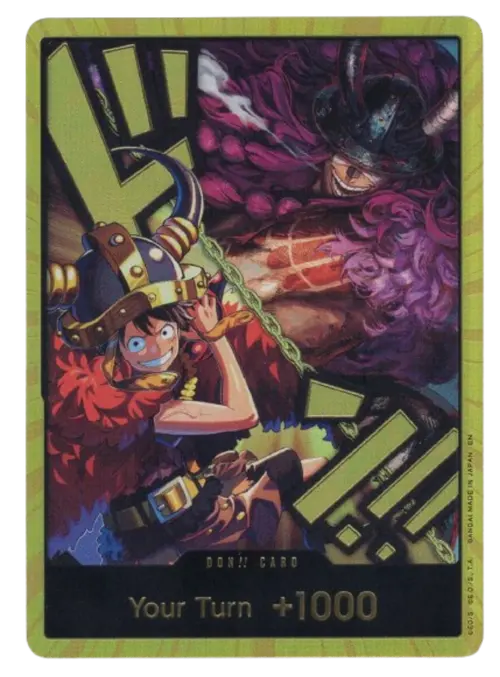 DON!! Card (Alternate Art) (Luffy and Loki) card art