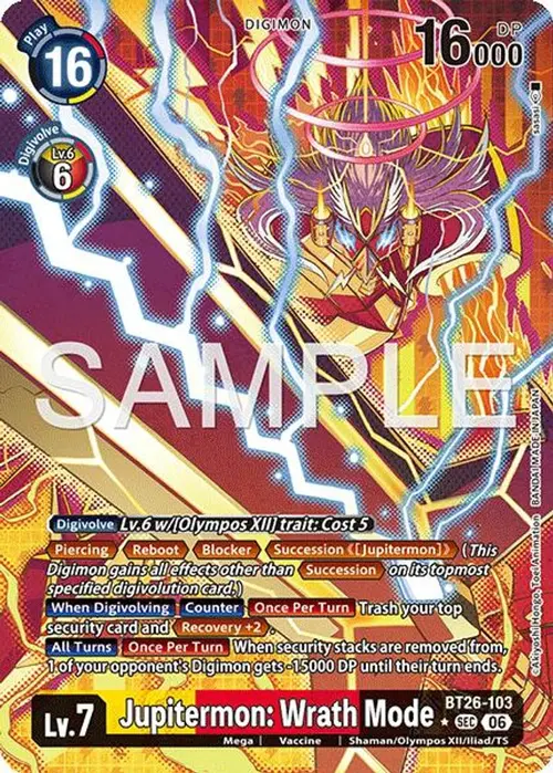 Jupitermon: Wrath Mode (Alternate Art) card art