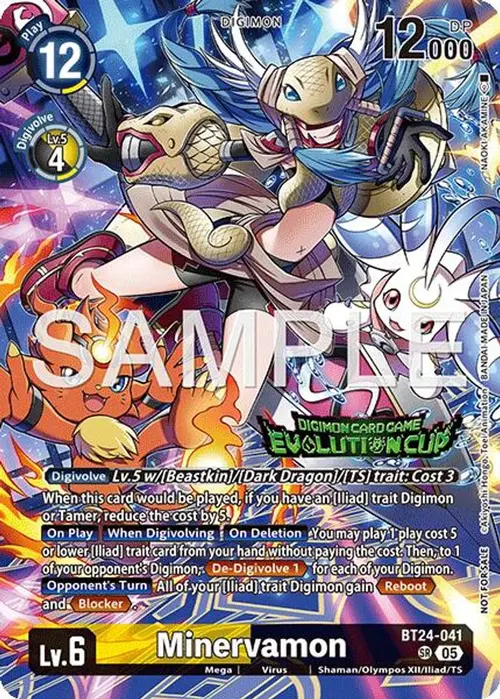 Minervamon (Evolution Cup 2026 Vol. 3) card art