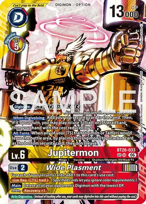 Jupitermon // Wide Plasment (SP) card art