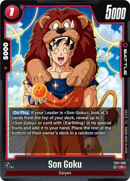 Son Goku - FB11-009 card art