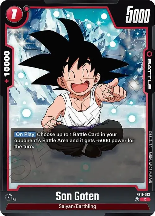 Son Goten - FB11-013 card art