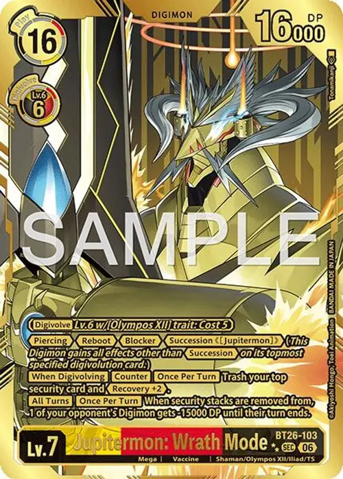 Jupitermon: Wrath Mode (Rare Pull) card art