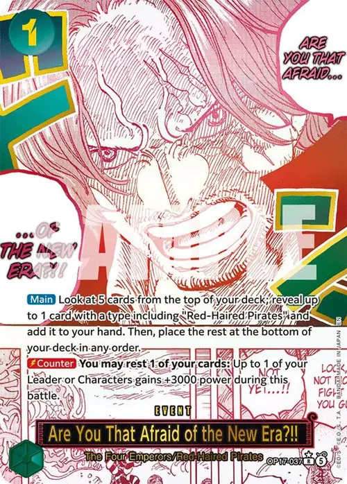Are You That Afraid of the New Era?! (Alternate Art) card art