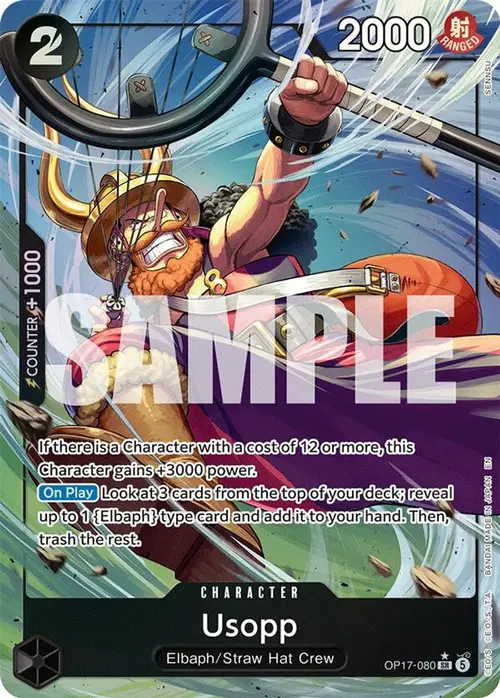 Usopp (Alternate Art) card art