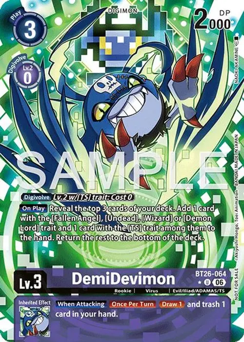 DemiDevimon (Alternate Art) card art