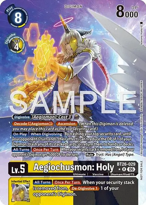 Aegiochusmon: Holy (Alternate Art) card art