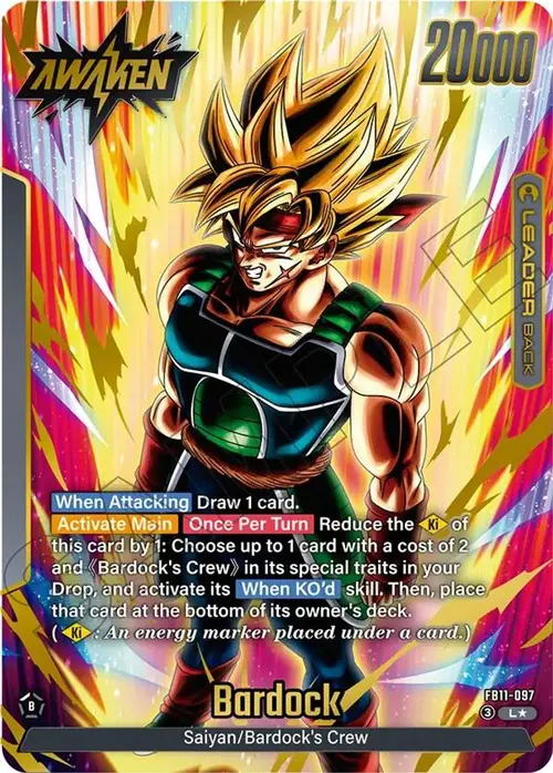 Bardock - FB11-097 (Alternate Art) card art