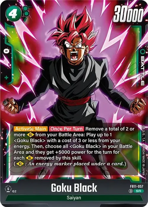 Goku Black - FB11-057 card art