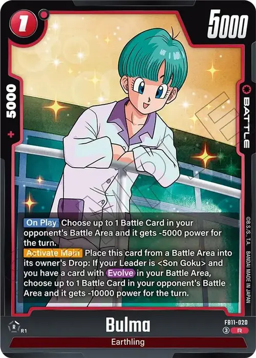 Bulma - FB11-020 card art