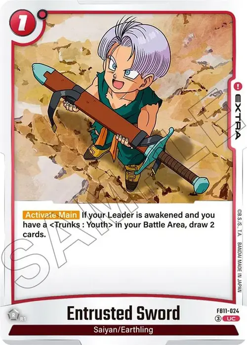 Entrusted Sword card art