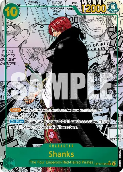 Shanks (022) (Manga) card art