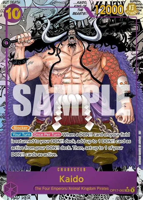 Kaido (062) (Manga) card art