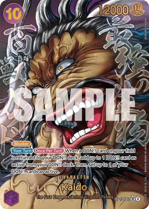 Kaido (062) (Super Alternate Art) card art