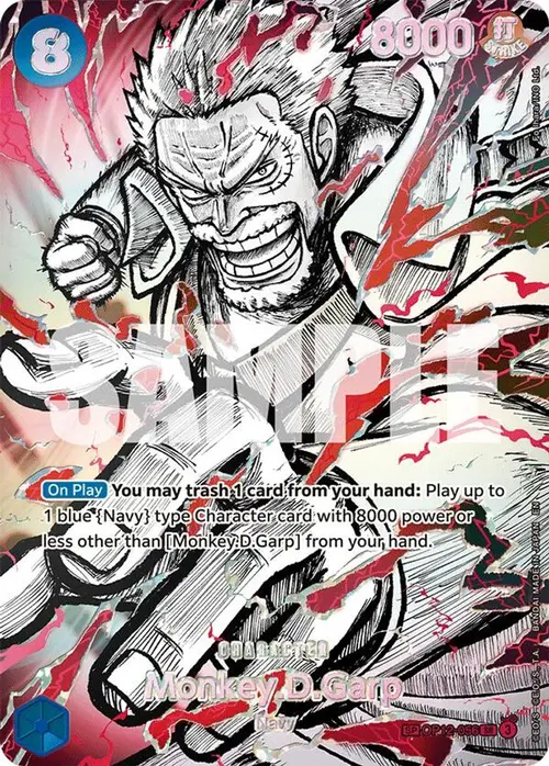 Monkey.D.Garp (OP12-056) (SP) card art
