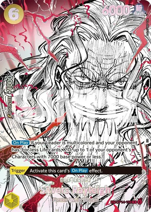 Silvers Rayleigh (OP14-108) (SP) card art