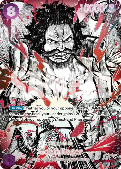 Gol.D.Roger (P-107) (SP) card art