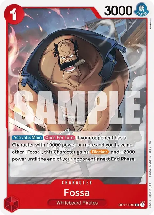 Fossa card art