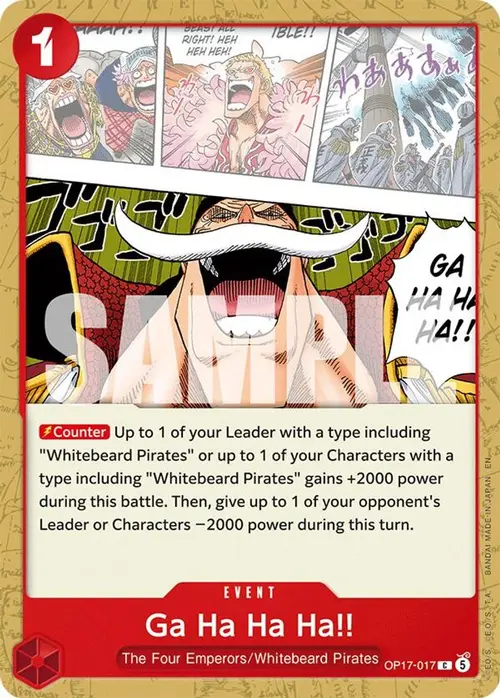 Ga Ha Ha Ha!! card art