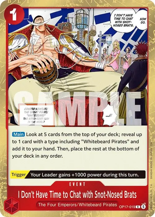 I Don't Have Time to Chat with Snot-Nosed Brats card art