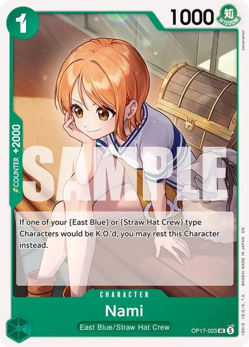 Nami (023) card art