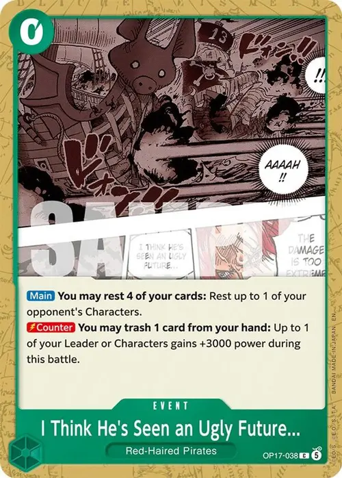 I Think He's Seen an Ugly Future... card art