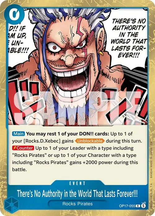 There's No Authority in the World That Lasts Forever!!! card art