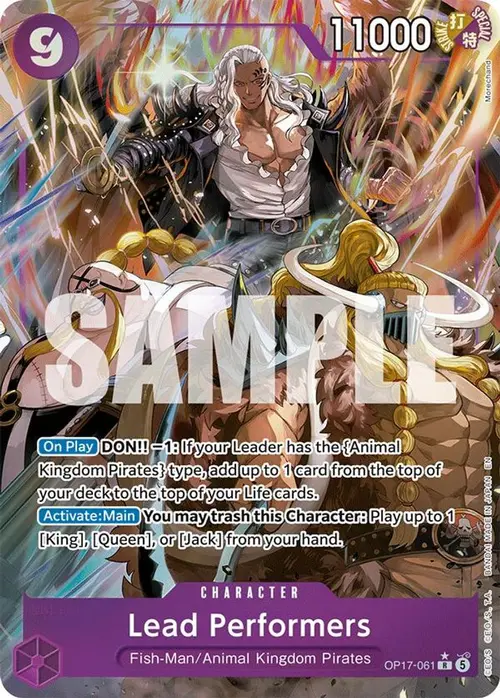 Lead Performers (Alternate Art) card art