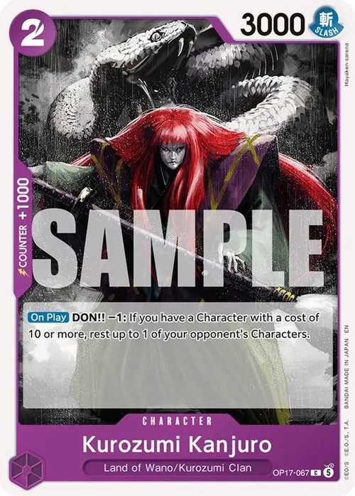 Kurozumi Kanjuro card art