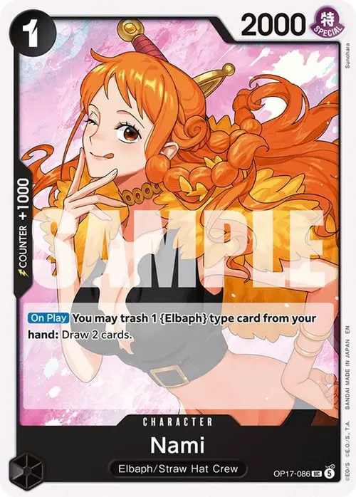 Nami (086) card art