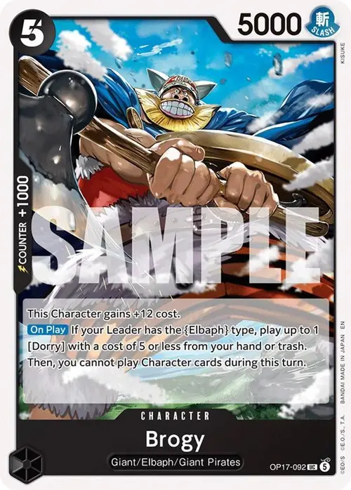 Brogy card art