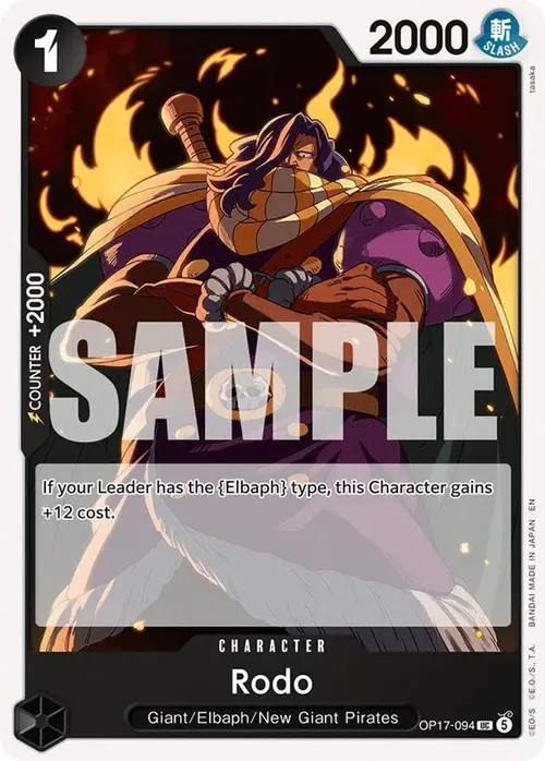 Rodo card art