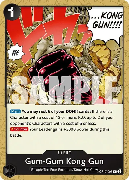 Gum-Gum Kong Gun card art