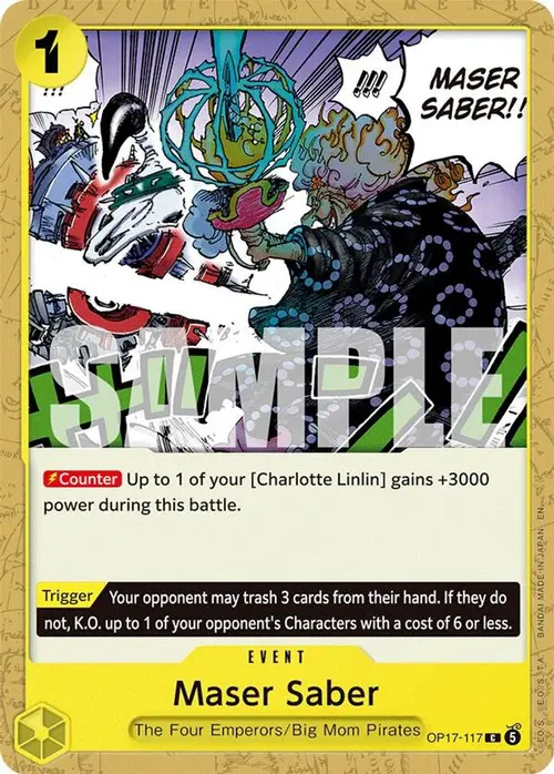 Maser Saber card art